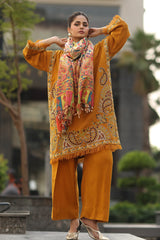 ZN1259 WINTER  UNSTITCHED 3PC DHANAK