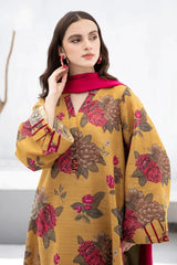 ZN1220- Winter 3PC Dhanak all over Printed Suit