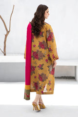 ZN1220- Winter 3PC Dhanak all over Printed Suit