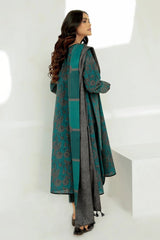 ZN1221- Winter 3PC Dhanak all over Printed Suit