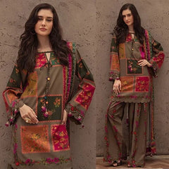 3PC PRINTED karandi SUIT - ZN-1461