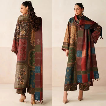 3PC PRINTED KARANDI SUIT - ZN-1225