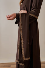 zn1269  Winter  3pc unstitched Dhanak with printed Shawl