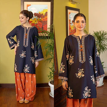 2PC EMBROIDERED LAWN SUIT - ZN-1297
