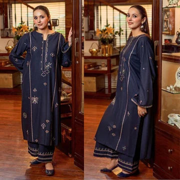 2PC EMBROIDERED LAWN SUIT - ZN-1307