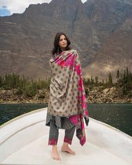 3PC PRINTED karandi SUIT - ZN-1458