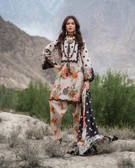 3PC PRINTED karandi SUIT - ZN-1457