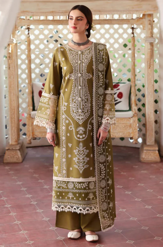 ZN1274 MAHNUR - Summer 3PC Lawn Embroidered with Sequence Suit