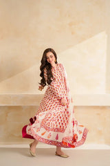 Sana Javed - 3 piece Lawn frock style Printed suit -ZN1405