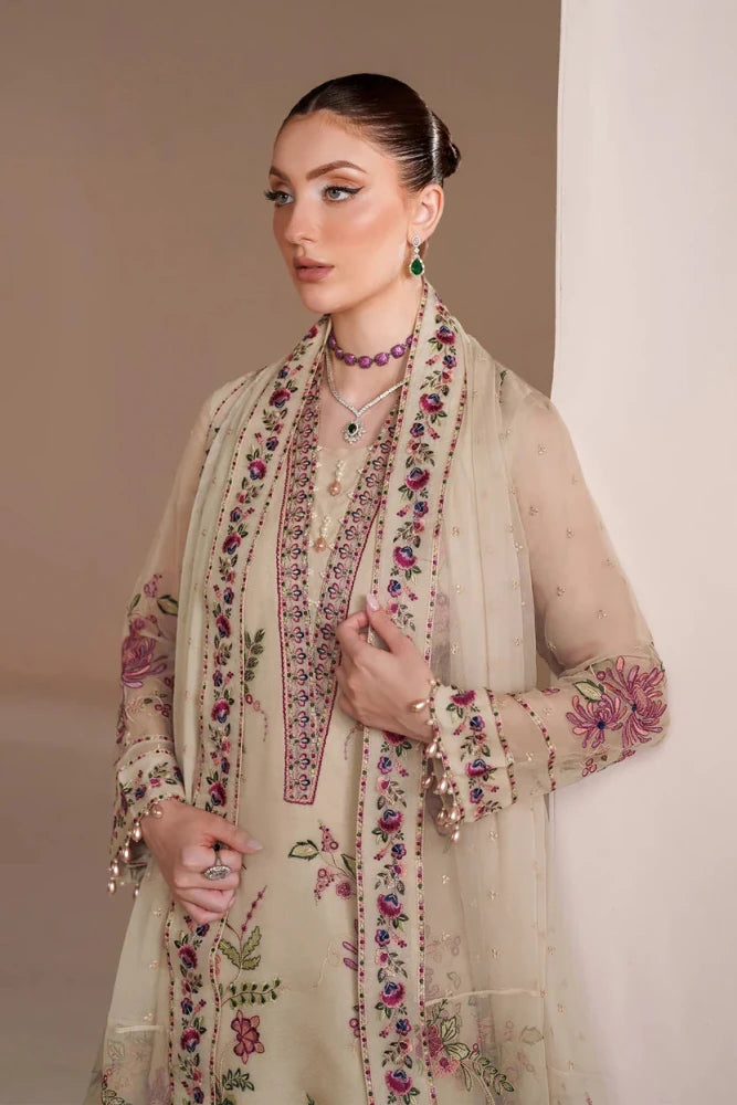 ALIZEH 3 pic embroided zn1341 - ZoniyaClothing