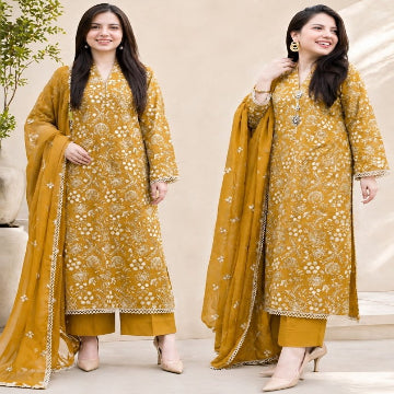 Bareeze - SUMMER Embroided 3pc Lawn ZN1342 - ZoniyaClothing