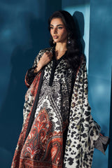 ZN1226 - Winter 3PC Karandi Digital Print Dress