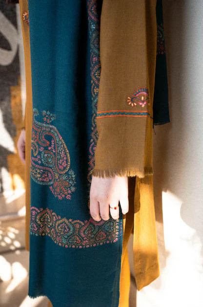 zn 1201    Asling - Winter 3PC Dhanak Embroidered Suit -