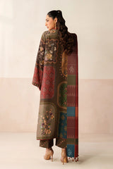 ZN1225 Charizma - Winter 3PC Karandi Digital Print Dress