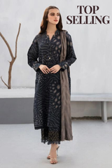 ZN1228 Winter 3PC Karandi Digital Print Dress