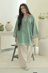 URGE PRET CHAAND 2PC LAWN EMBROIDERED ZN1343 - ZoniyaClothing