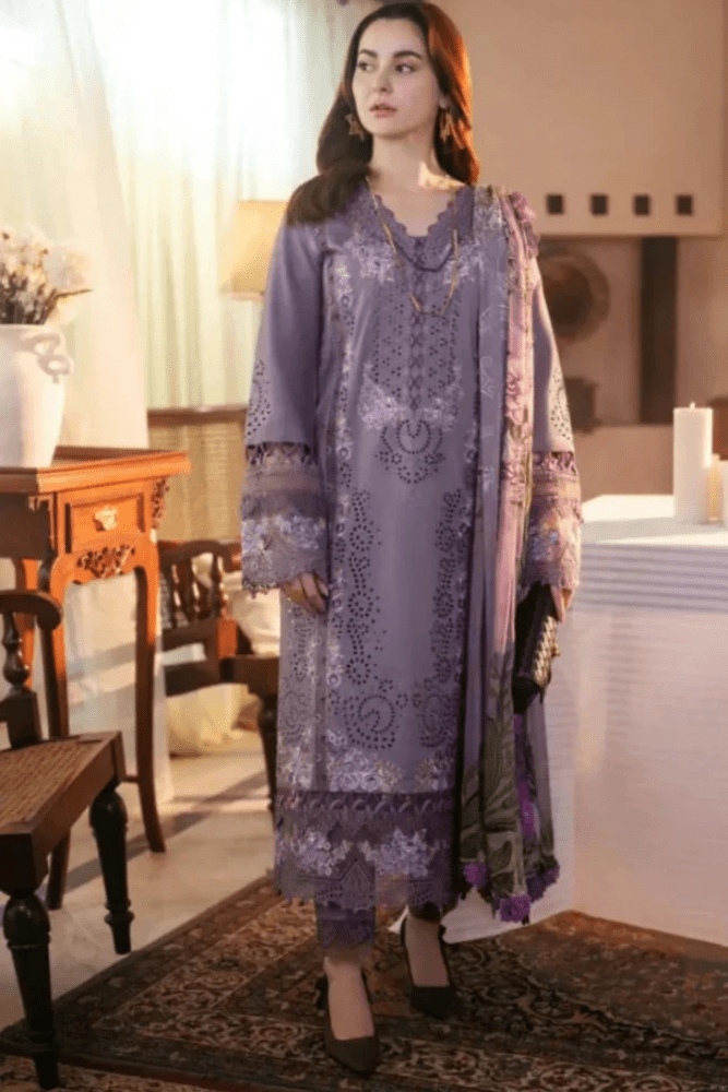 ZN1039 - Jade 3PC Lawn Chickenkari Embroidered Suit - ZoniyaClothing