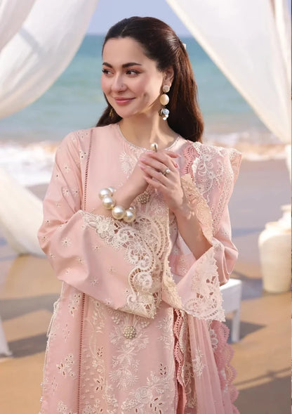 ZN1042 - Imrozia Serene Hania Luxury Lawn 3Pc Suit - ZoniyaClothing