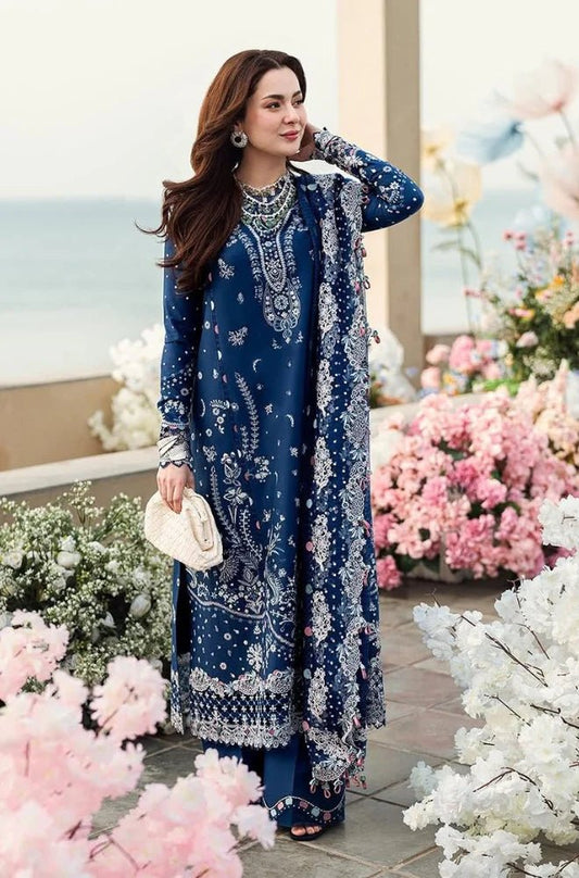 ZN1055 - Jade 3PC Lawn Chickenkari Embroidered Suit - ZoniyaClothing