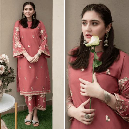 ZN1065 - Urge - 2PC Lawn Embroidered Suit - ZoniyaClothing