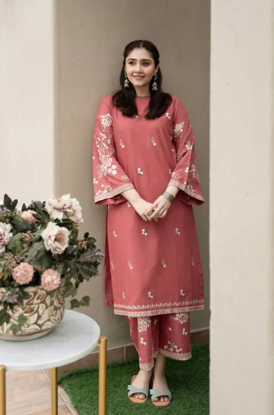 ZN1065 - Urge - 2PC Lawn Embroidered Suit - ZoniyaClothing