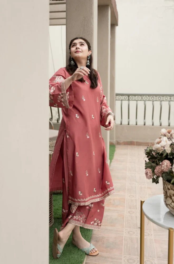 ZN1065 - Urge - 2PC Lawn Embroidered Suit - ZoniyaClothing