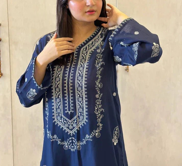 ZN1066 - Urge - 2PC Lawn Embroidered Suit - ZoniyaClothing