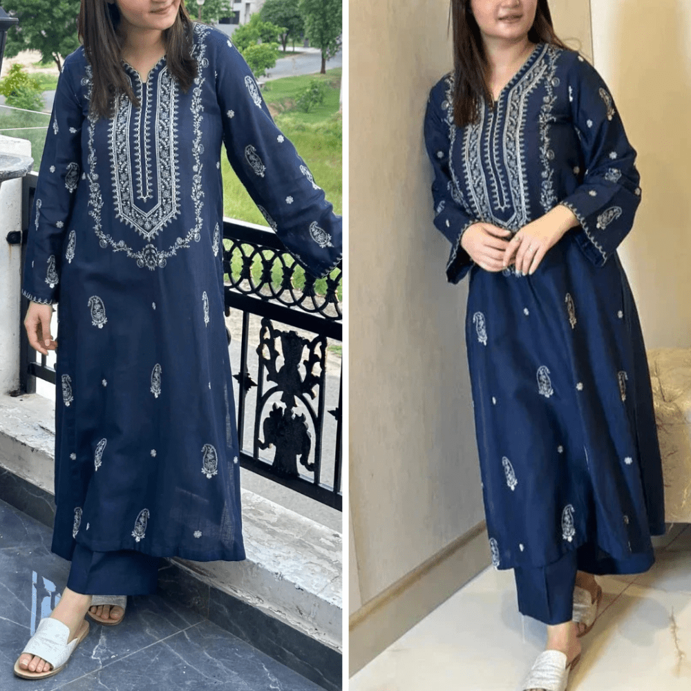 ZN1066 - Urge - 2PC Lawn Embroidered Suit - ZoniyaClothing