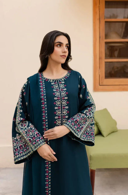 ZN111 - Sapphire 3PC Lawn Embroidered Suit - ZoniyaClothing