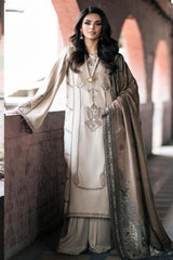 ZN1117 - Winter Jazmin 3PC Dhanak Embroidered Suit - ZoniyaClothing
