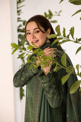 ZN1122 - winter SOBIA NAZIR - 3PC DHANAK EMBROIDERED SHIRT WITH WOOL PRINT SHAWL - ZoniyaClothing