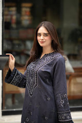 ZN1203 Libass - Winter 3PC Dhanak Embroidered Suit - ZoniyaClothing