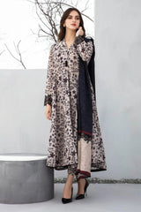 ZN1218 - Winter 3PC Dhanak all over Printed Suit - ZoniyaClothing