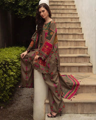 3PC PRINTED karandi SUIT - ZN-1461