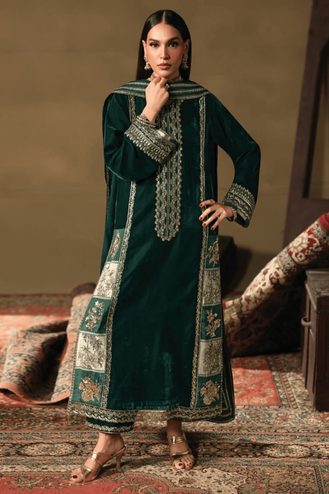 ZN1247 Unstitched Premium Velvet Vol.1 Launching - ZoniyaClothing