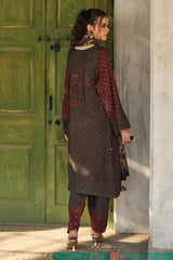 ZN1252 - Charizma - Winter 3PC Karandi Digital Print Dress - ZoniyaClothing