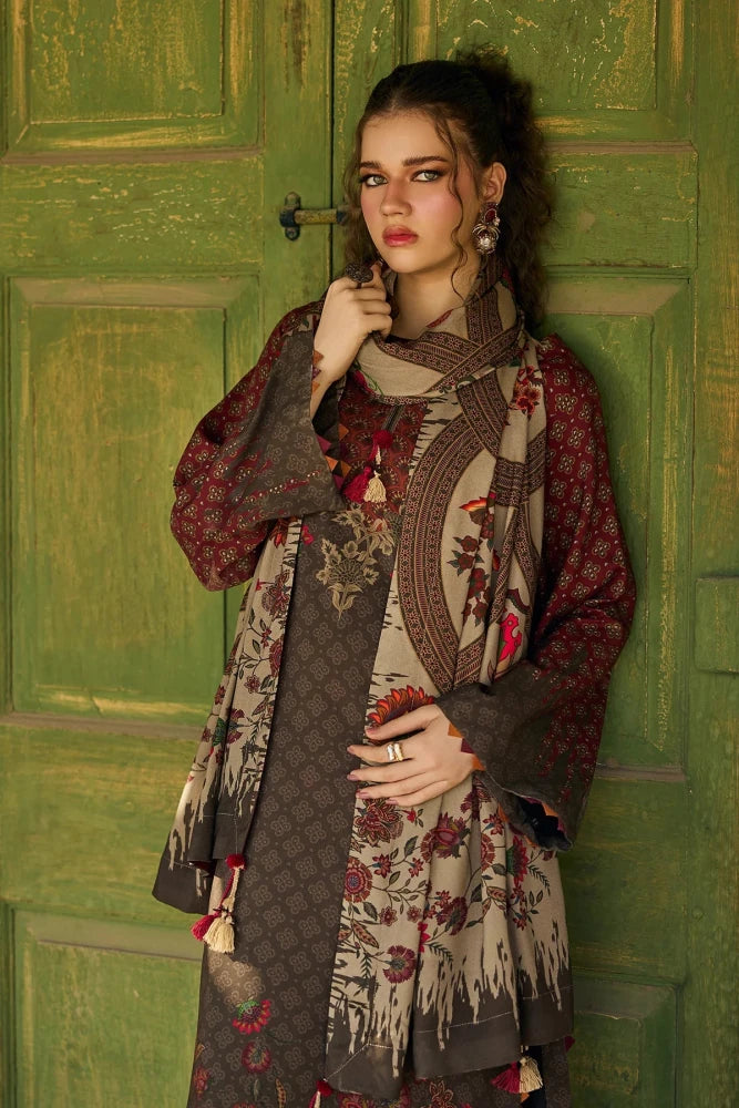 ZN1252 - Charizma - Winter 3PC Karandi Digital Print Dress - ZoniyaClothing