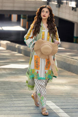 ZN1284 3 - PC Unstitched printed Lawn Collection AG6 - 04 - ZoniyaClothing