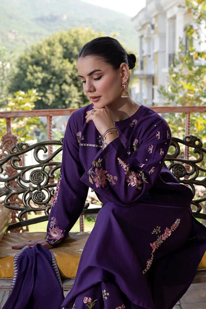 ZN1292 Urge 3 Piece Lawn Embroidered dress with Lawn Dupata Emb. Trouser - ZoniyaClothing