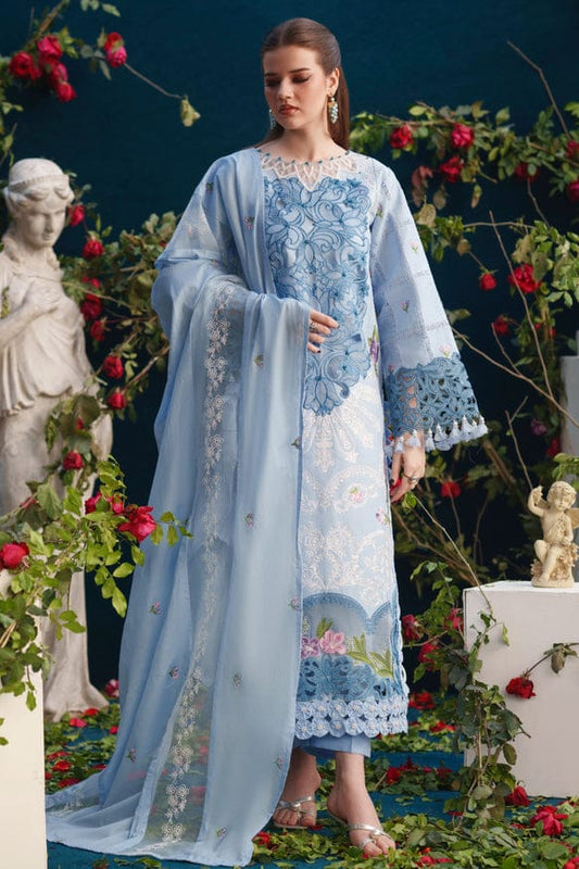 ZN1305 PARISHAY - SUMMER 3PC LAWN EMBROIDERY FRONT WITH CHIFFON EMBROIDERY DUPATTA - ZoniyaClothing