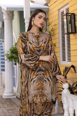 ZN285 - 3Pc Digital Printed Lawn Shirt With Printed Lawn Trouser and Chiffon Dupatta - ZoniyaClothing