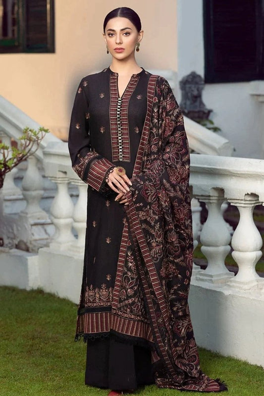 ZN420 Embroidered Dhanak Shawl - ZoniyaClothing