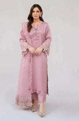 ZN742 - SUMMER Lawn Unstitched 3 Piece Embroidered Dress with Embroidered Organza Duppatta - ZoniyaClothing