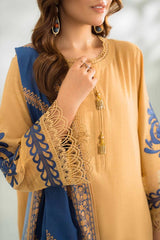 ZN751 - SUMMER 3PC Lawn Embroidered Shirt With Chiffon Embroidered Dupatta - ZoniyaClothing
