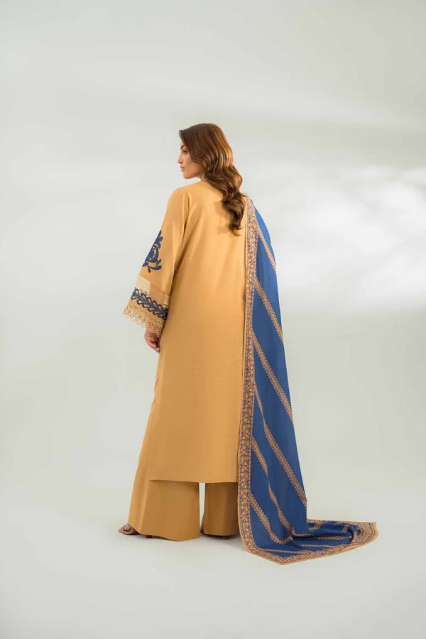 ZN751 - SUMMER 3PC Lawn Embroidered Shirt With Chiffon Embroidered Dupatta - ZoniyaClothing