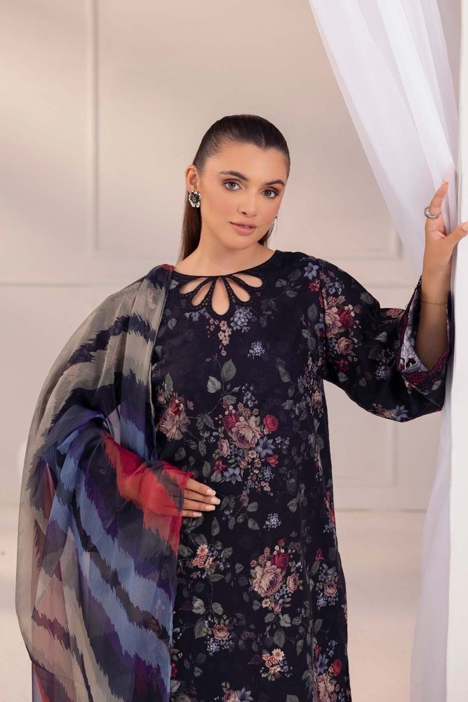 ZN826 - JAZMIN - 3PC Karandi Dhanak Printed Suit - ZoniyaClothing