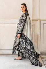 ZN950 - Baroque Winter 3PC Dhanak Karandi Printed Suit - ZoniyaClothing