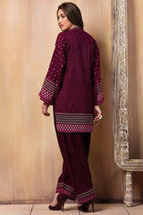 ZN015 - Laj wanti 2Pc Embroidered Lawn Suite With Fully Embroidered trouser & Patches - ZoniyaClothing